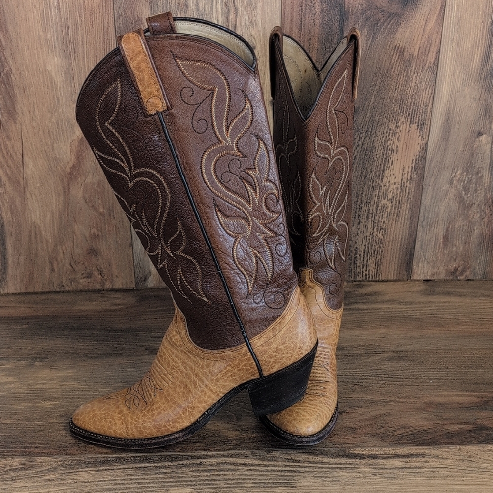 Dan Post 4286 Vintage Western Cowgirl Boots 8 A                 M491